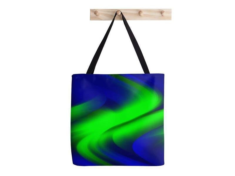 Tote Bags-DREAM PATH Tote Bags-Blues & Greens-from COLORADDICTED.COM-