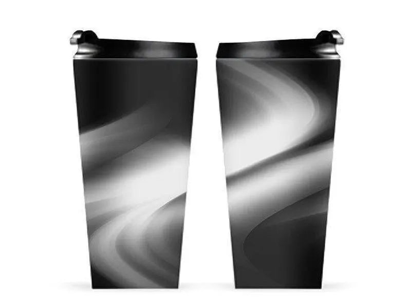 Travel Mugs-DREAM PATH Travel Mugs-Black & Grays-from COLORADDICTED.COM-