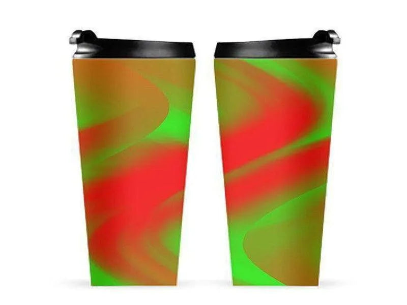 Travel Mugs-DREAM PATH Travel Mugs-Greens & Reds-from COLORADDICTED.COM-