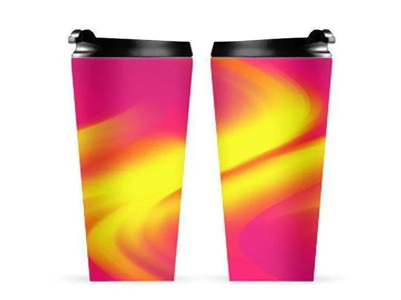 Travel Mugs-DREAM PATH Travel Mugs-Reds & Oranges & Fuchsias & Purples & Yellows-from COLORADDICTED.COM-
