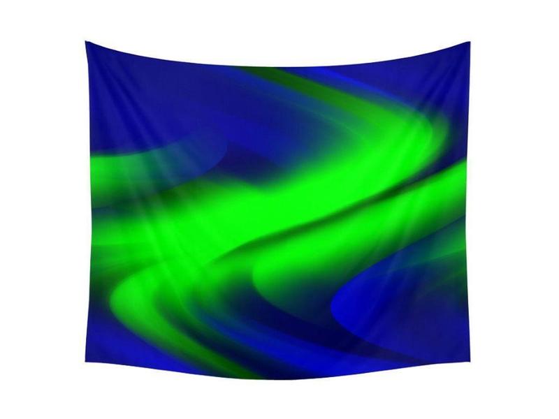 Wall Tapestries-DREAM PATH Wall Tapestries-Blues &amp; Greens-from COLORADDICTED.COM-