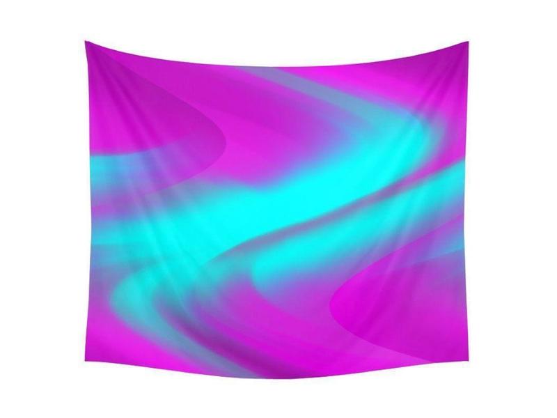 Wall Tapestries-DREAM PATH Wall Tapestries-Purples &amp; Turquoises-from COLORADDICTED.COM-