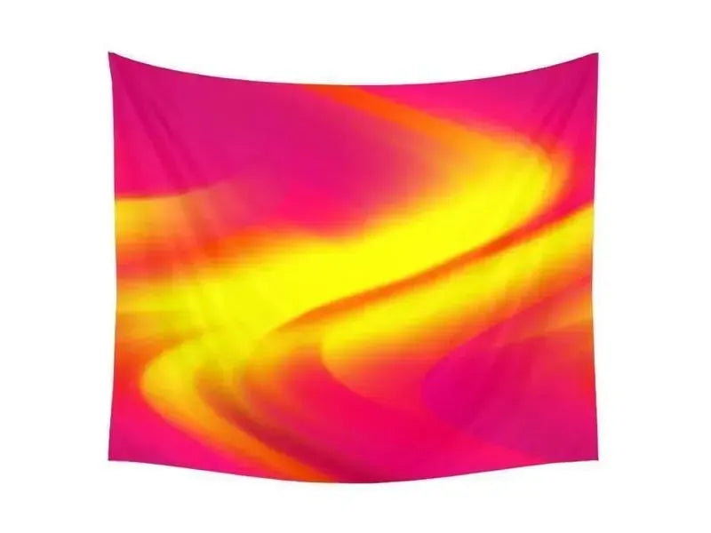 Wall Tapestries-DREAM PATH Wall Tapestries-Reds & Oranges & Fuchsias & Purples & Yellows-from COLORADDICTED.COM-