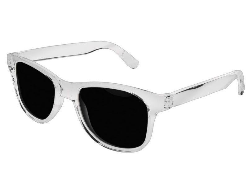Wayfarer Sunglasses-DREAM PATH Wayfarer Sunglasses (transparent background)-Grays &amp; White-from COLORADDICTED.COM-