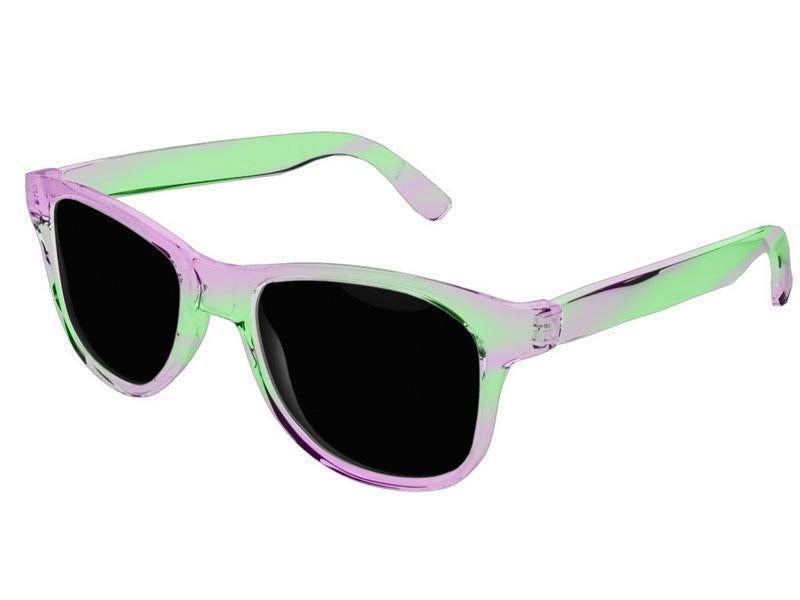 Wayfarer Sunglasses-DREAM PATH Wayfarer Sunglasses (transparent background)-Purples &amp; Greens-from COLORADDICTED.COM-