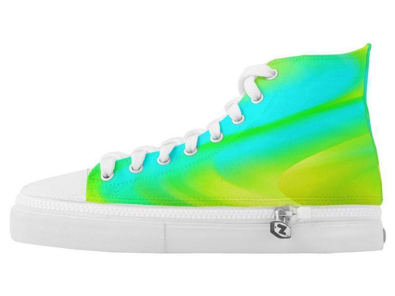 ZipZ High-Top Sneakers-DREAM PATH ZipZ High-Top Sneakers-from COLORADDICTED.COM-