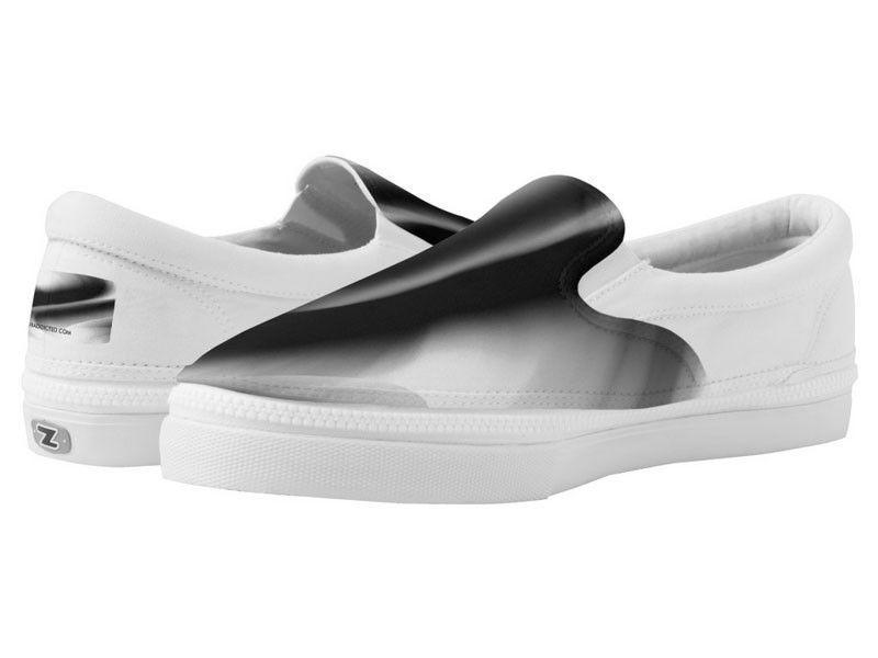ZipZ Slip-On Sneakers-DREAM PATH ZipZ Slip-On Sneakers-Black &amp; Grays &amp; White-from COLORADDICTED.COM-