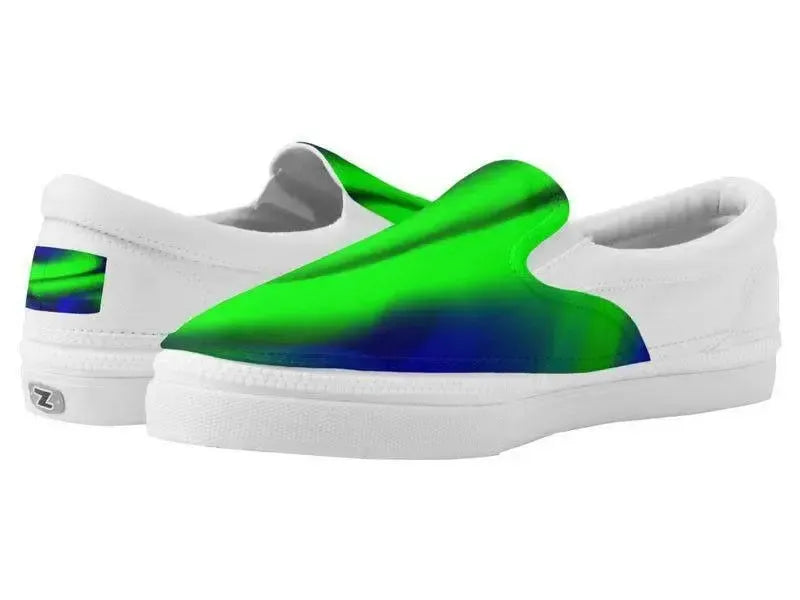 ZipZ Slip-On Sneakers-DREAM PATH ZipZ Slip-On Sneakers-Blues & Greens-from COLORADDICTED.COM-