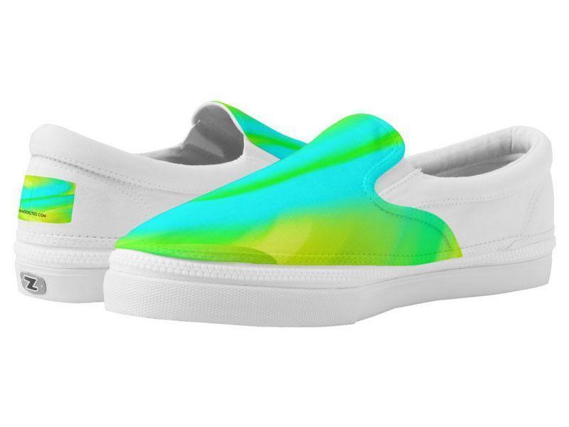 ZipZ Slip-On Sneakers-DREAM PATH ZipZ Slip-On Sneakers-Greens &amp; Yellows &amp; Light Blues-from COLORADDICTED.COM-