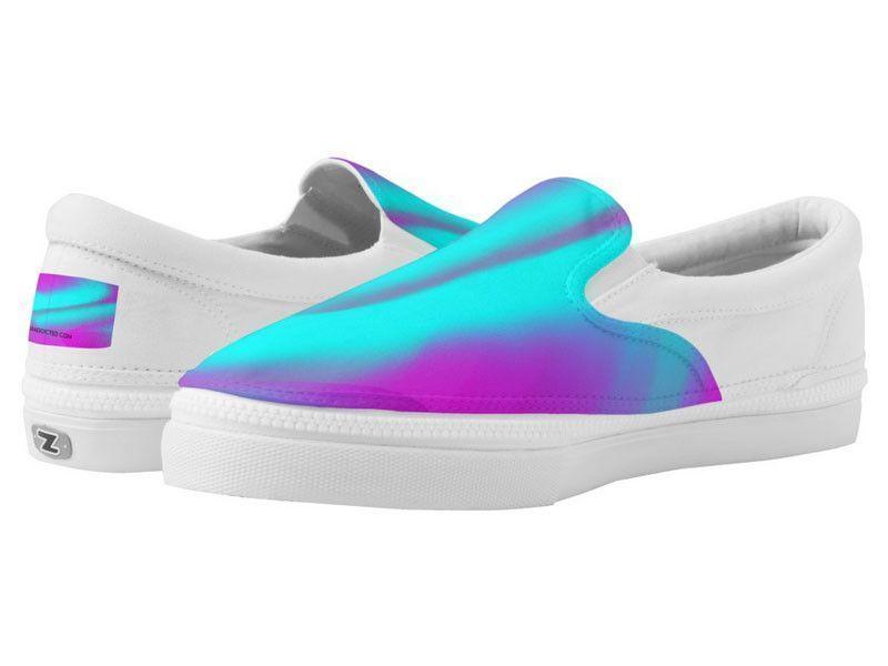 ZipZ Slip-On Sneakers-DREAM PATH ZipZ Slip-On Sneakers-Purples &amp; Turquoises-from COLORADDICTED.COM-