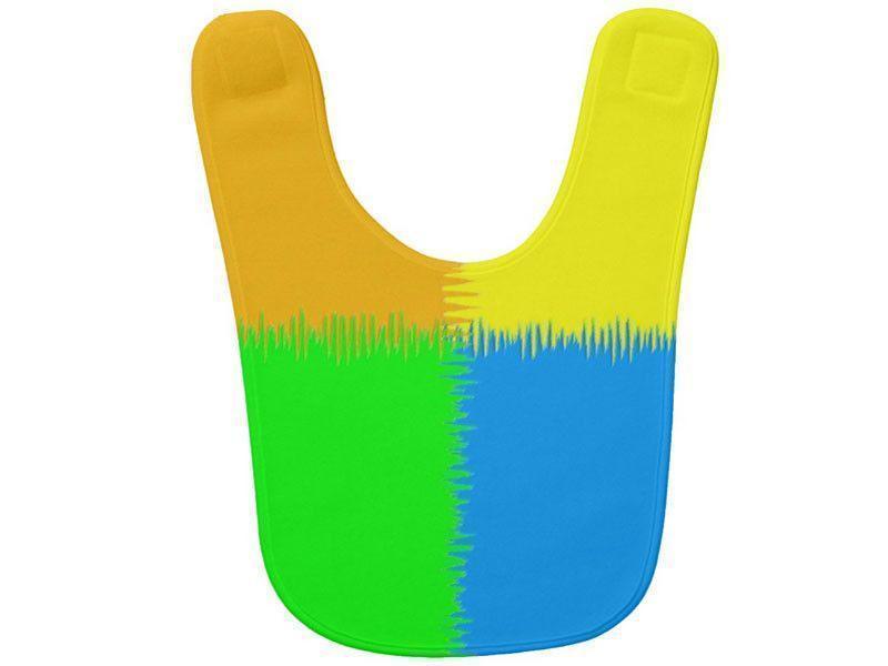 Baby Bibs-QUARTERS Baby Bibs-Orange, Blue, Green &amp; Yellow-from COLORADDICTED.COM-