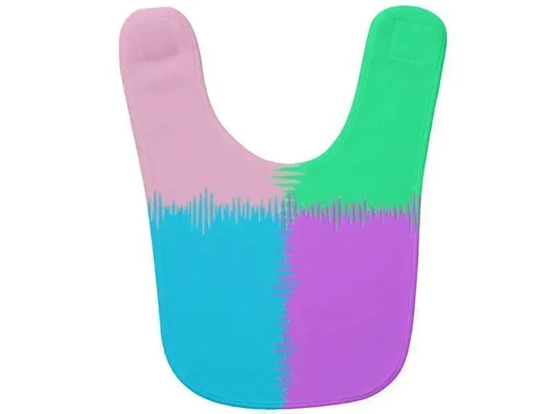 Baby Bibs-QUARTERS Baby Bibs-Pink, Light Blue, Light Green & Light Purple-from COLORADDICTED.COM-