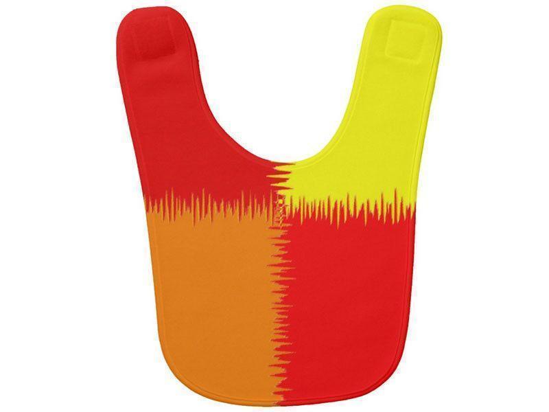 Baby Bibs-QUARTERS Baby Bibs-Reds, Orange &amp; Yellow-from COLORADDICTED.COM-