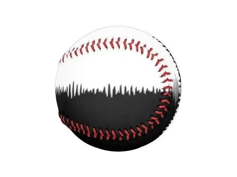 Baseballs-QUARTERS Baseballs-Black & White-from COLORADDICTED.COM-