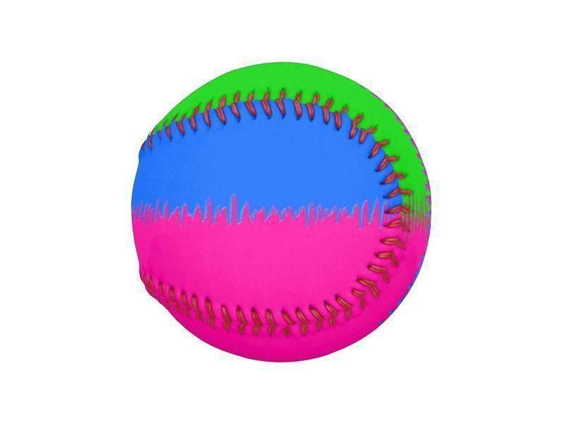 Baseballs-QUARTERS Baseballs-Purple &amp; Fuchsia &amp; Blue &amp; Green-from COLORADDICTED.COM-
