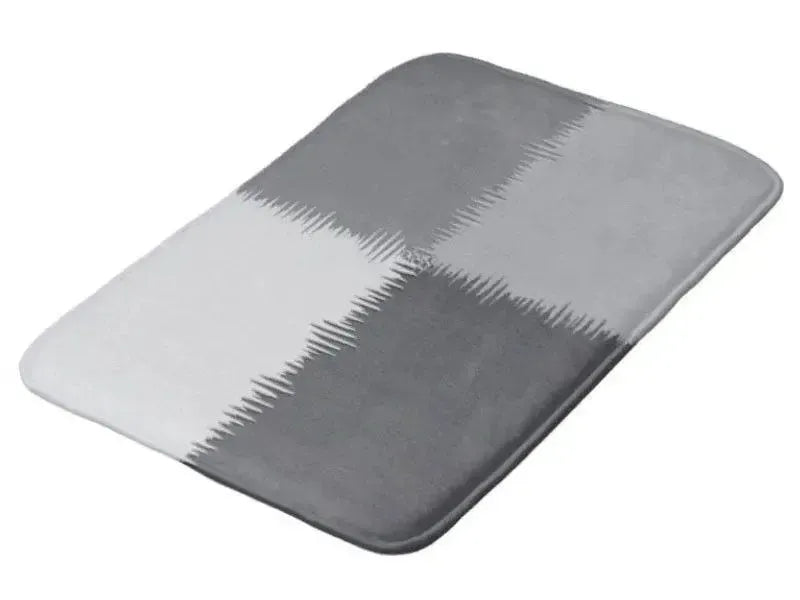 Bath Mats-QUARTERS Bath Mats-Grays-from COLORADDICTED.COM-
