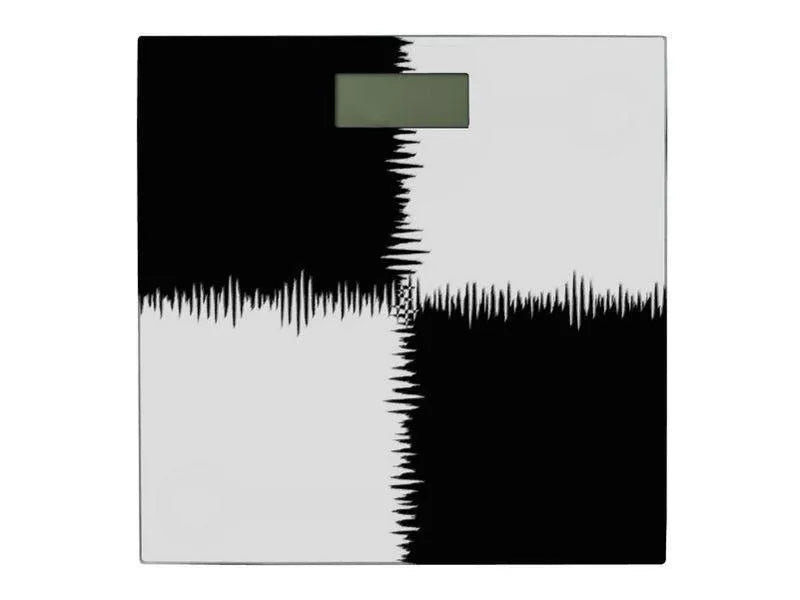 Bathroom Scales-QUARTERS Bathroom Scales-Black & White-from COLORADDICTED.COM-