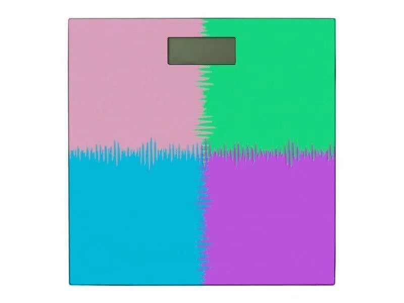 Bathroom Scales-QUARTERS Bathroom Scales-Pink, Light Blue, Light Green & Light Purple-from COLORADDICTED.COM-
