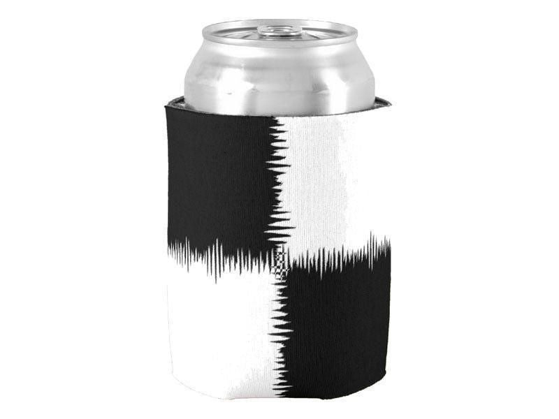 Can Cooler Sleeves – Can Koozies-QUARTERS Bottle &amp; Can Cooler Sleeves – Bottle &amp; Can Koozies-Black &amp; White-from COLORADDICTED.COM-