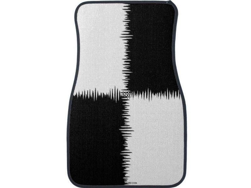 Car Mats-QUARTERS Car Mats Sets-Black &amp; White-from COLORADDICTED.COM-