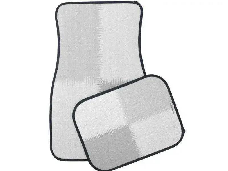 Car Mats-QUARTERS Car Mats Sets-Grays & White-from COLORADDICTED.COM-