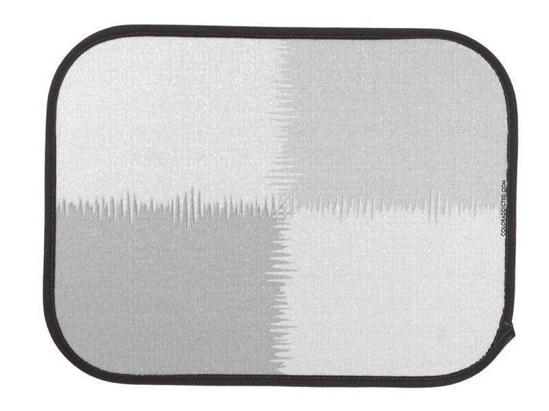 Car Mats-QUARTERS Car Mats Sets-Grays &amp; White-from COLORADDICTED.COM-