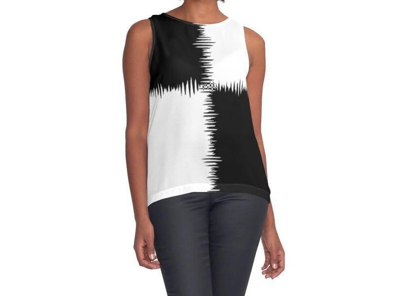Contrast Tanks-QUARTERS Contrast Tanks-Black &amp; White-from COLORADDICTED.COM-