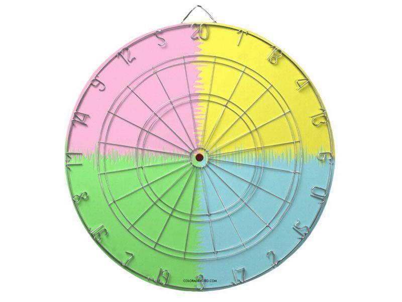 Dartboards-QUARTERS Dartboards (includes 6 Darts)-from COLORADDICTED.COM-