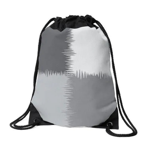 Drawstring Bags-QUARTERS Drawstring Bags-Grays-from COLORADDICTED.COM-