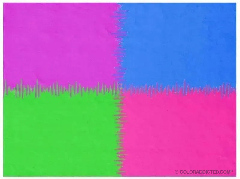 Fleece Blankets-QUARTERS Fleece Blankets-Purple, Fuchsia, Blue & Green-from COLORADDICTED.COM-