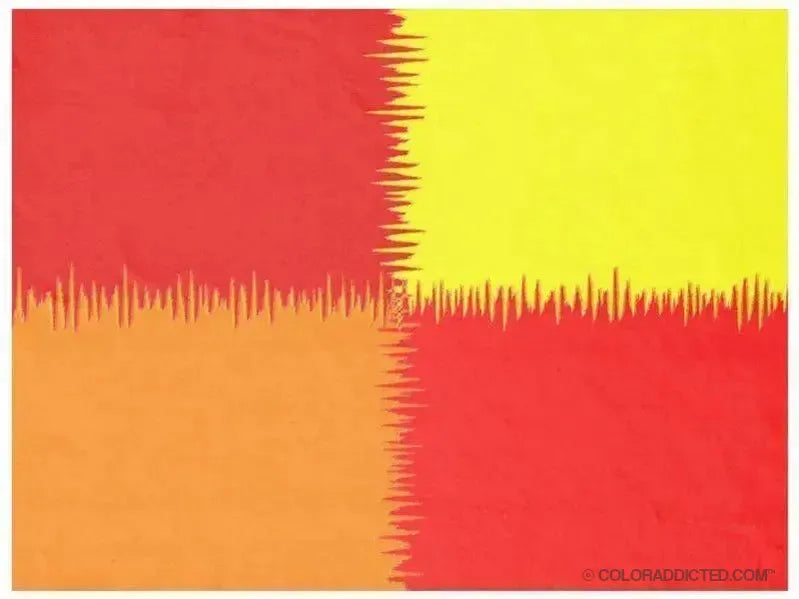 Fleece Blankets-QUARTERS Fleece Blankets-Reds, Orange & Yellow-from COLORADDICTED.COM-
