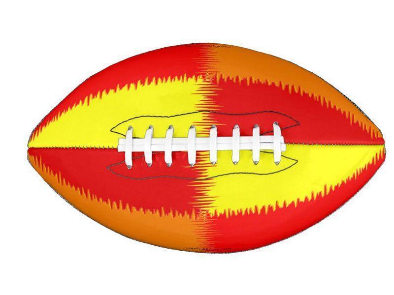 Footballs-QUARTERS Footballs &amp; Mini Footballs-Reds &amp; Orange &amp; Yellow-from COLORADDICTED.COM-