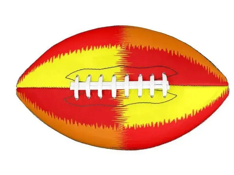 Footballs-QUARTERS Footballs & Mini Footballs-Reds & Orange & Yellow-from COLORADDICTED.COM-