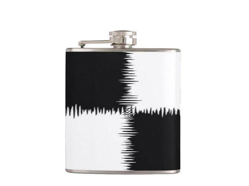 Hip Flasks-QUARTERS Hip Flasks-Black &amp; White-from COLORADDICTED.COM-