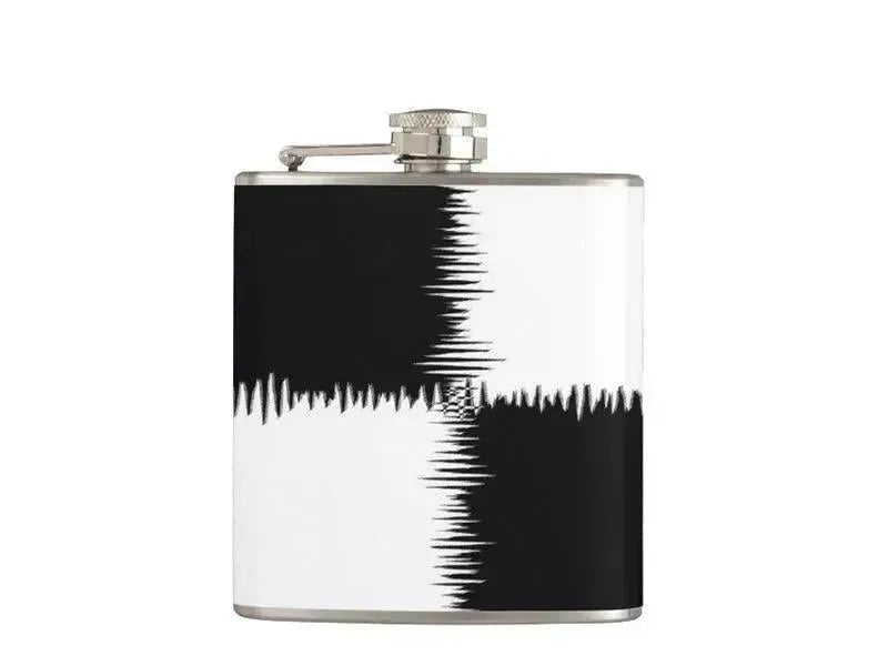 Hip Flasks-QUARTERS Hip Flasks-Black & White-from COLORADDICTED.COM-