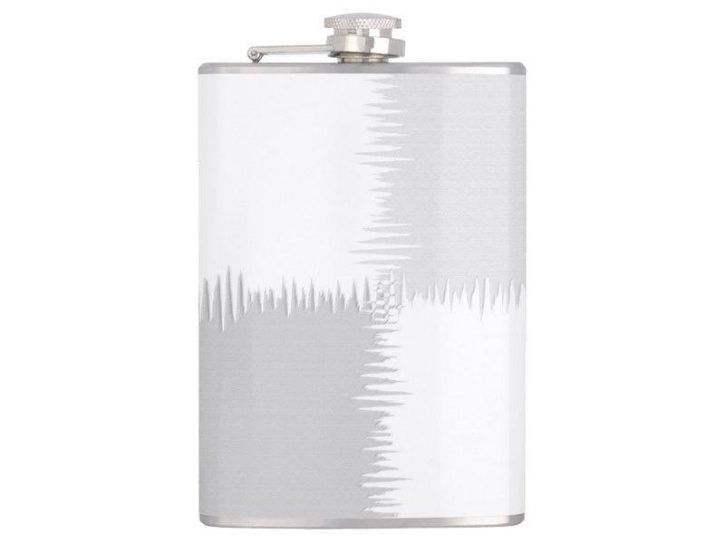 Hip Flasks-QUARTERS Hip Flasks-Grays &amp; White-from COLORADDICTED.COM-