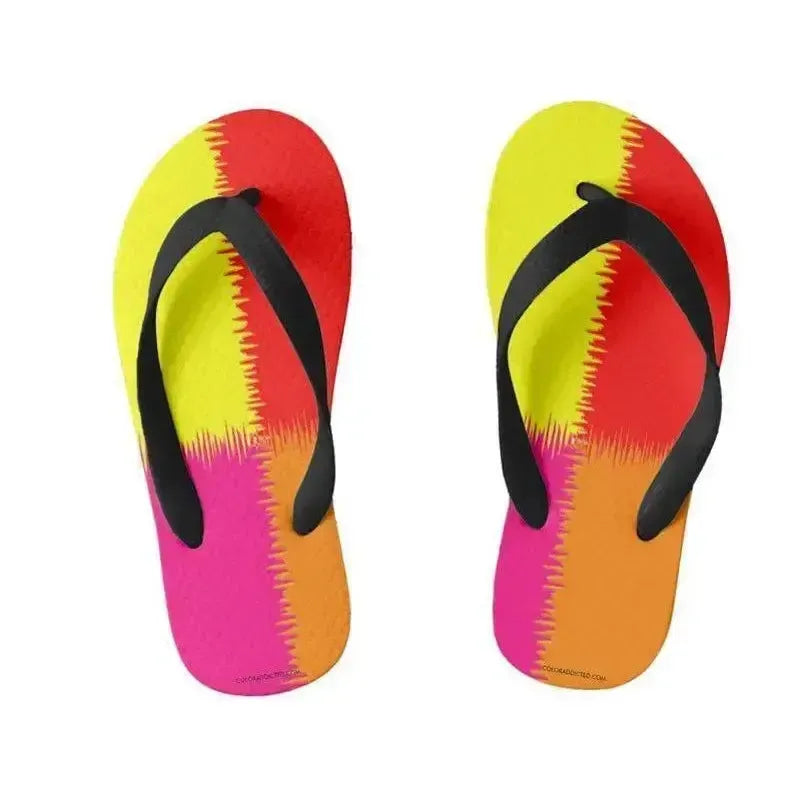 Kids Flip Flops-QUARTERS Kids Flip Flops-from COLORADDICTED.COM-