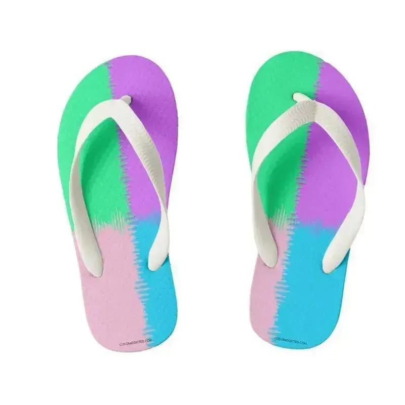 Kids Flip Flops-QUARTERS Kids Flip Flops-from COLORADDICTED.COM-