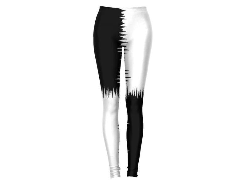 Leggings-QUARTERS Leggings-Black &amp; White-from COLORADDICTED.COM-