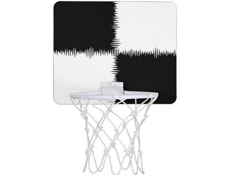 Mini Basketball Hoops-QUARTERS Mini Basketball Hoops-Black &amp; White-from COLORADDICTED.COM-