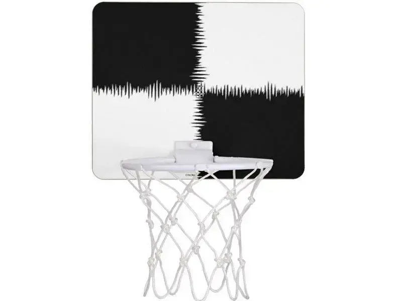 Mini Basketball Hoops-QUARTERS Mini Basketball Hoops-Black & White-from COLORADDICTED.COM-