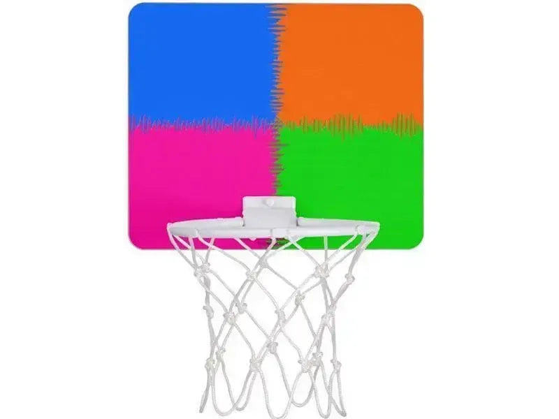 Mini Basketball Hoops-QUARTERS Mini Basketball Hoops-Orange & Fuchsia & Blue & Green-from COLORADDICTED.COM-