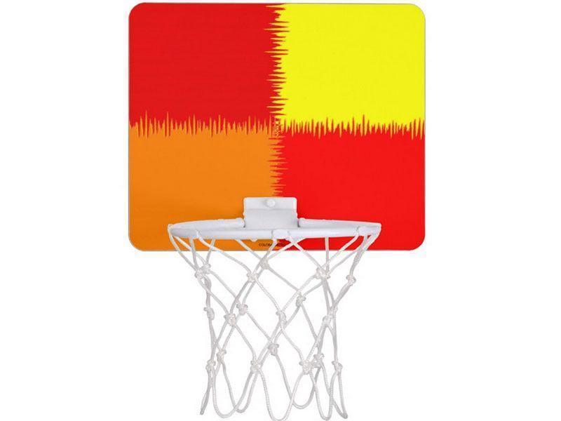 Mini Basketball Hoops-QUARTERS Mini Basketball Hoops-Reds &amp; Orange &amp; Yellow-from COLORADDICTED.COM-