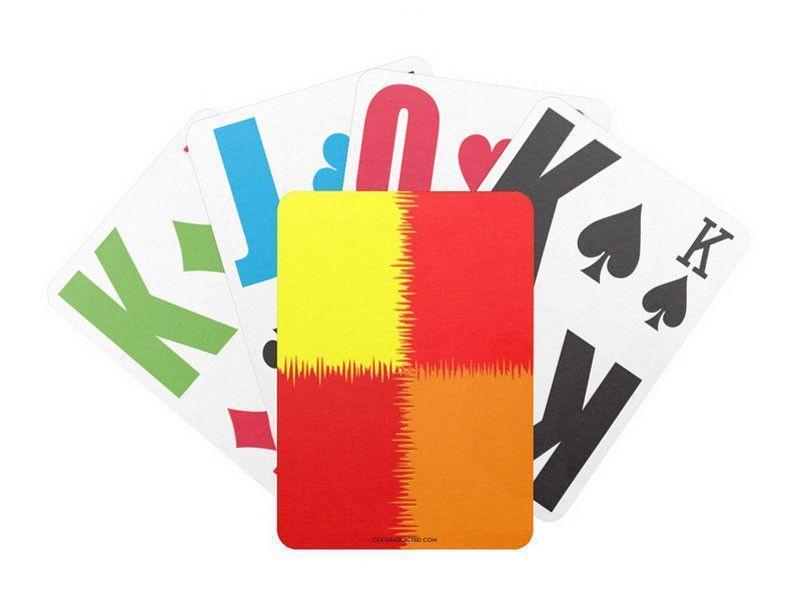 Playing Cards-QUARTERS Premium Bicycle® E-Z See® LoVision® Playing Cards for visually impaired players-from COLORADDICTED.COM-