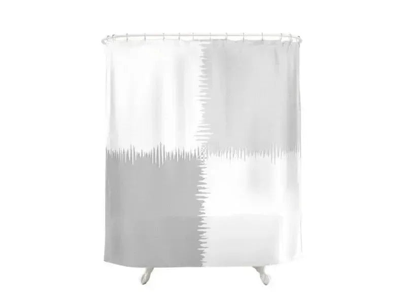 Shower Curtains-QUARTERS Shower Curtains-from COLORADDICTED.COM-