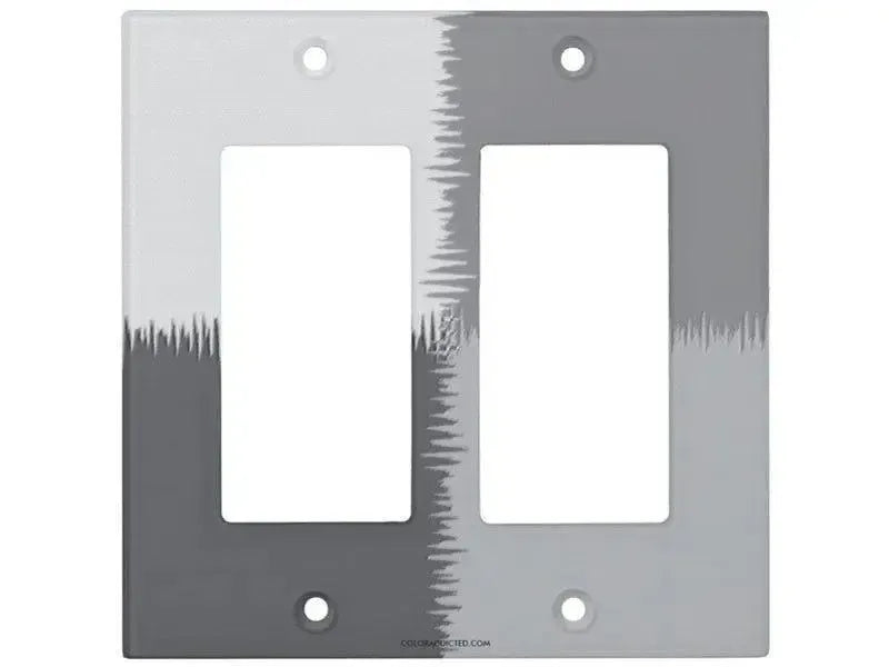 Rocker Light Switch Covers-QUARTERS Single, Double & Triple-Rocker Light Switch Covers-from COLORADDICTED.COM-