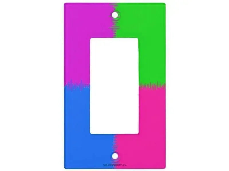 Rocker Light Switch Covers-QUARTERS Single, Double & Triple-Rocker Light Switch Covers-from COLORADDICTED.COM-
