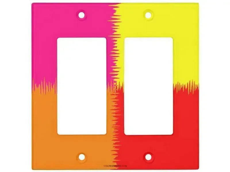 Rocker Light Switch Covers-QUARTERS Single, Double & Triple-Rocker Light Switch Covers-from COLORADDICTED.COM-