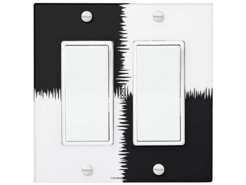 Light Switch Covers-QUARTERS Single, Double &amp; Triple-Rocker Light Switch Covers-from COLORADDICTED.COM-