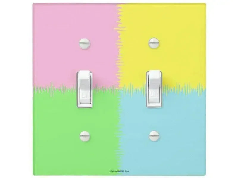 Toggle Light Switch Covers-QUARTERS Single, Double & Triple-Toggle Light Switch Covers-from COLORADDICTED.COM-